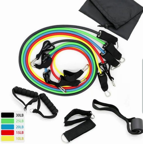 11 Piece Resistance Band Set